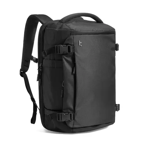 Rucsac laptop calatorie Tomtoc Navigator-T66 Liteway, 40 L, pentru laptop 17.3inch si iPad 13inch (Negru)