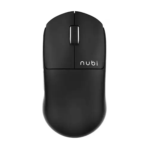 Mouse Gaming Wireless Nubi NM1 SE, Wired/Wireless 2.4GHz/Bluetooth, 12000 DPI, 5 butoane (Negru)