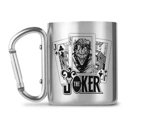 Cana metalica - DC Comics - Joker, Inox, 235 ml (Argintiu)