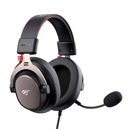 Casti Gaming Havit H2015E, Jack 3.5mm (Negru/Rosu)