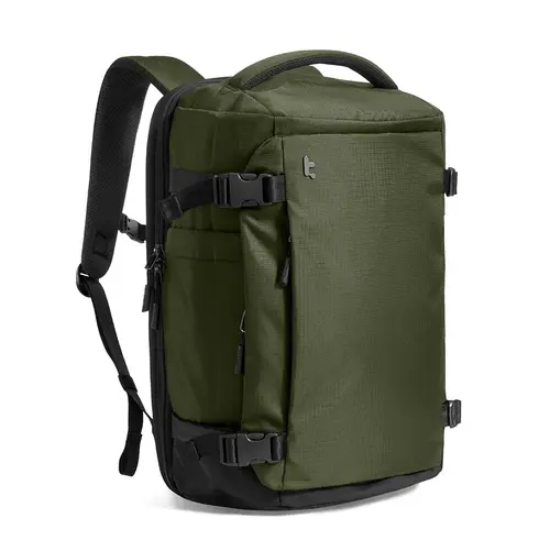 Rucsac laptop Tomtoc Navigator-T66 Liteway Travel, 40 L, Pana la 17.3inch si iPad 13inch (Verde)