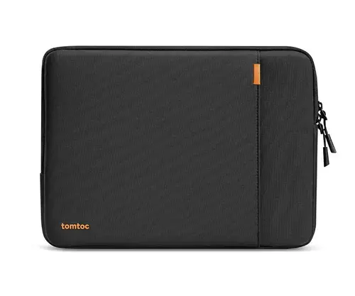 Husa laptop Tomtoc Defender-A13, pentru MacBook Pro 14inch, Fermoare YKK (Negru)