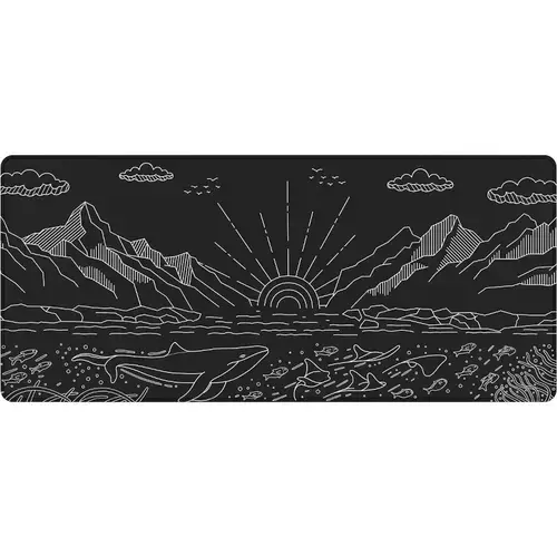 Mouse Pad Dark Project Terra Nostra XL, 900 x 400 x 4 mm (Negru)