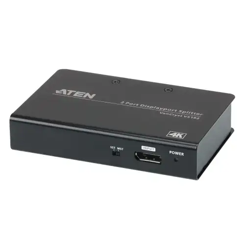 Splitter video ATEN, DisplayPort (M) la DisplayPort (M) x 2, negru, VS192-AT-G