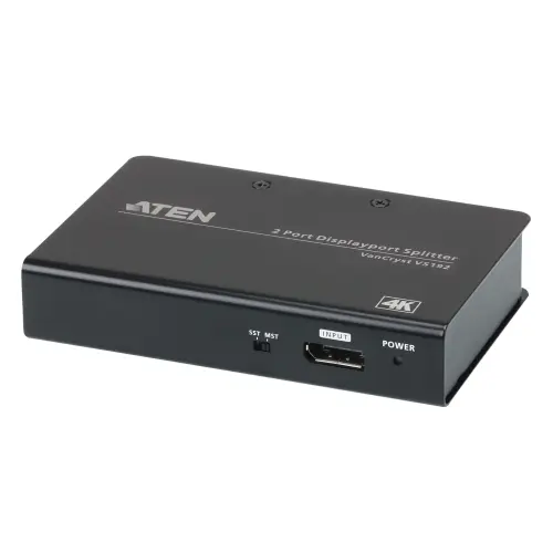 Splitter video ATEN, DisplayPort (M) la DisplayPort (M) x 2, negru, VS192-AT-G