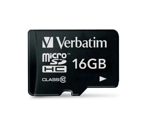 Card Verbatim microSDHC 16Gb (Class 10)