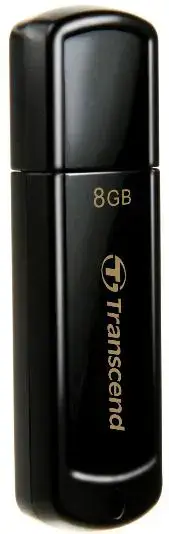 Stick USB Transcend JetFlash 350 8GB (Negru)