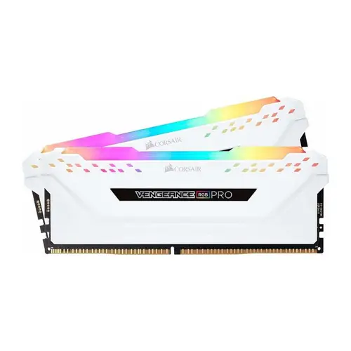 Memorii Corsair Vengeance RGB PRO White 32GB(2x16GB) DDR4 2666MHz CL16 Dual Channel Kit