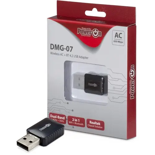 Adaptor wireless INTER TECH DMG-07, Wi-Fi 5, 650Mbps