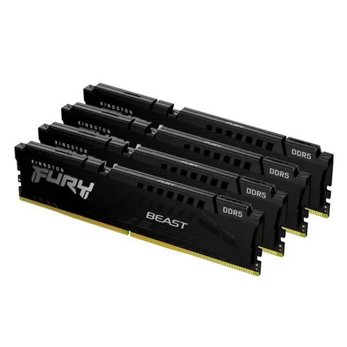 Memorii Kingston FURY Beast 128GB(4x32GB) DDR5 5600MHz CL40 Quad Channel Kit