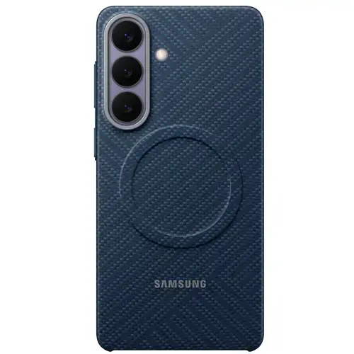 Husa Protectie Spate Samsung Carbon Magnet Case EF-KS947SCEGWW pentru Galaxy S26+ (Albastru)