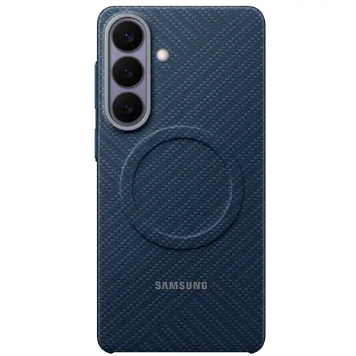 Husa Protectie Spate Samsung Carbon Magnet Case EF-KS947SCEGWW pentru Galaxy S26+ (Albastru)