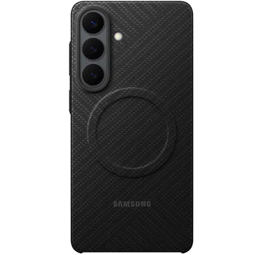 Husa Protectie Spate Samsung Carbon Magnet Case EF-KS947SNEGWW pentru Galaxy S26 Plus (Negru)