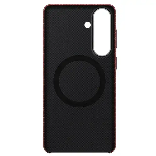 Husa Protectie Spate Samunsg Carbon Magnet Case EF-KS947SREGWW pentru Galaxy S26+ (Rosu)