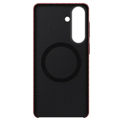 Husa Protectie Spate Samunsg Carbon Magnet Case EF-KS947SREGWW pentru Galaxy S26+ (Rosu)