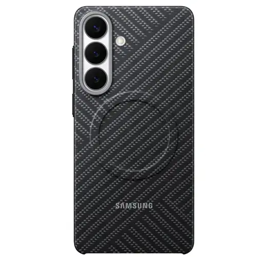 Husa Protectie Spate Samsung Carbon Magnet Case EF-KS947SSEGWW pentru Galaxy S26+ (Gri)