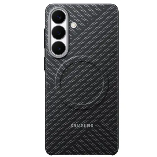 Husa Protectie Spate Samsung Carbon Magnet Case EF-KS947SSEGWW pentru Galaxy S26+ (Gri)