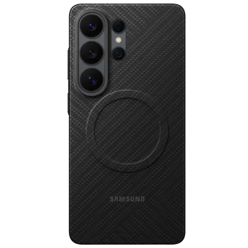 Husa Protectie Spate Samsung Carbon Magnet Case EF-KS948SNEGWW pentru Galaxy S26 Ultra (Negru)