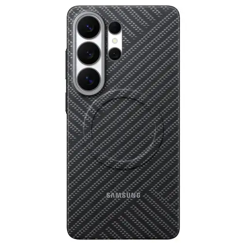 Husa Protectie Spate Samsung Carbon Magnet Case EF-KS948SSEGWW pentru Galaxy S26 Ultra (Gri)
