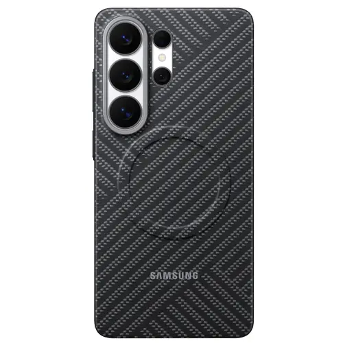 Husa Protectie Spate Samsung Carbon Magnet Case EF-KS948SSEGWW pentru Galaxy S26 Ultra (Gri)