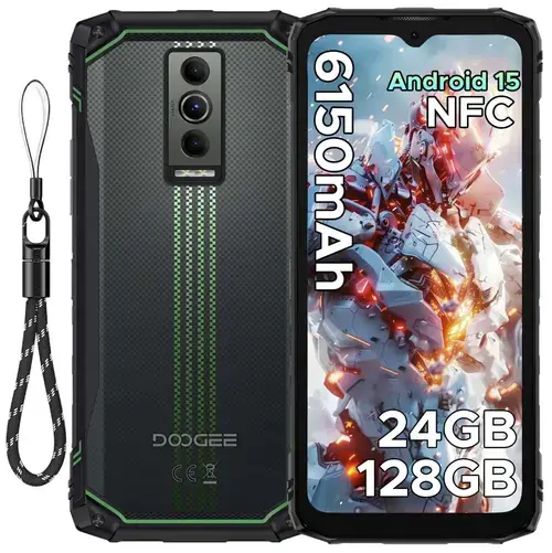 Telefon Mobil Doogee Blade 10 Energy, Procesor UNISOC T7250, Ecran IPS LCD 6.56inch, 4GB RAM, 128GB Flash, Camera 16 MP, Wi-Fi, 4G, Dual Sim, Android (Negru/Verde)