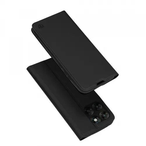 Husa pentru Motorola Moto G77 / G67, Techsuit, Magskin Book, Negru