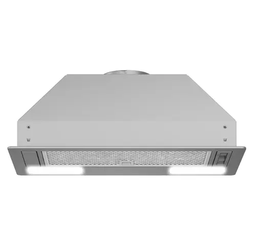 Hota incorporabila Beko HNU51310SE, 146 W, Clasa D, Putere absorbtie 370 m3/h, Control mecanic, Iluminare LED, 53 cm (Argintiu)