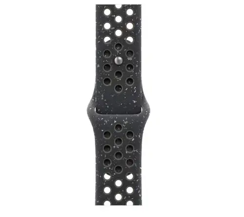Curea Smartwatch Apple MUUP3ZM/A pentru Watch 41mm, Nike Sport Band, M/L (Negru/Alb)