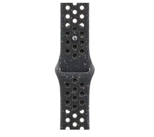 Curea Smartwatch Apple MUUP3ZM/A pentru Watch 41mm, Nike Sport Band, M/L (Negru/Alb)