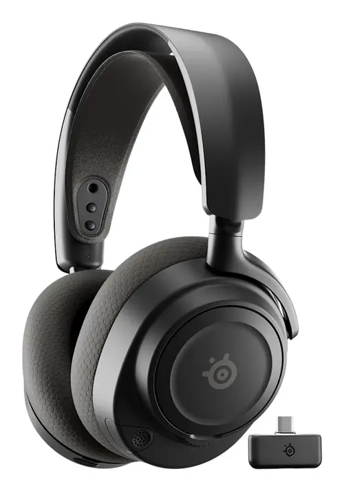 Casti Gaming Steelseries Arctis Nova 7X Gen 2, USB-C/Bluetooth/2.4 GHz, Pentru Xbox Series X|S, Autonomie 54 ore, Microfon (Negru)