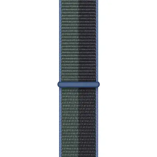 Curea Smartwatch Apple MN5M3ZM/A pentru Watch 41mm, Sport Loop (Negru/Verde)