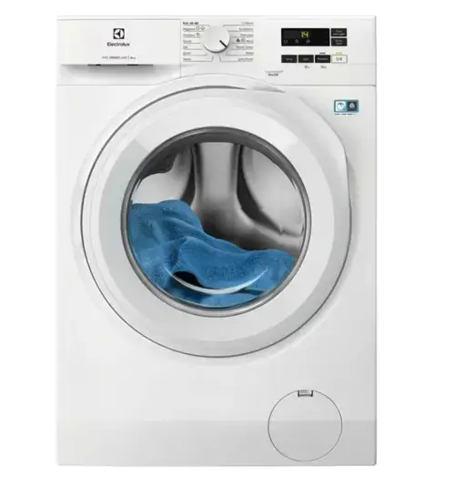 Masina de spalat rufe Electrolux EW6F1481E, 8 kg, 1400 rpm, Clasa A, Motor Inverter cu MagnetPermanent, Display LED, SensiCare, TimeManager (Alb)