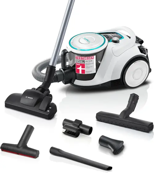 Aspirator fara sac Bosch Seria 6 BGC41XHYG, 700 W, 2.4 L (Alb)