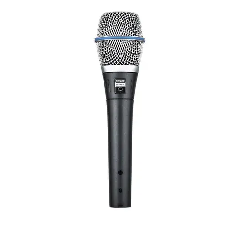 Microfon vocal de studio Shure BETA 87A, XLR (Negru)