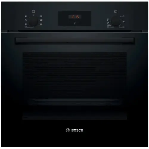 Cuptor incorporabil Bosch HBF133BA1, Electric, 66 l, Grill, Autocuratare EcoClean Direct, Convectie 3D, Clasa A (Negru)