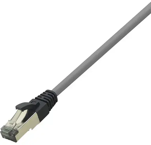 Cablu S/FTP LogiLink CQ8042S, Cat8.1, LSZH, cupru, 1.5 m, AWG26, dublu ecranat (Gri)