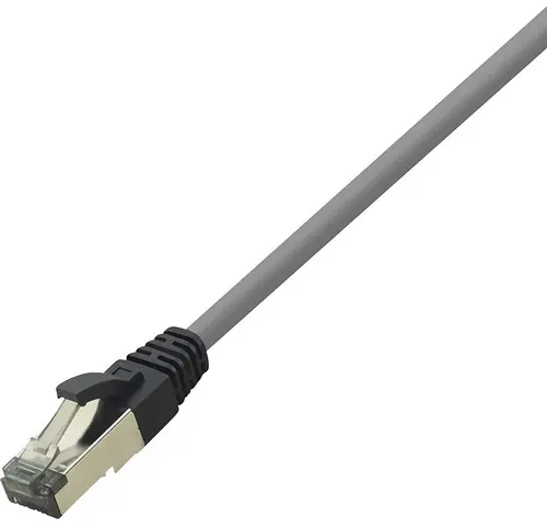 Cablu S/FTP LogiLink CQ8042S, Cat8.1, LSZH, cupru, 1.5 m, AWG26, dublu ecranat (Gri)