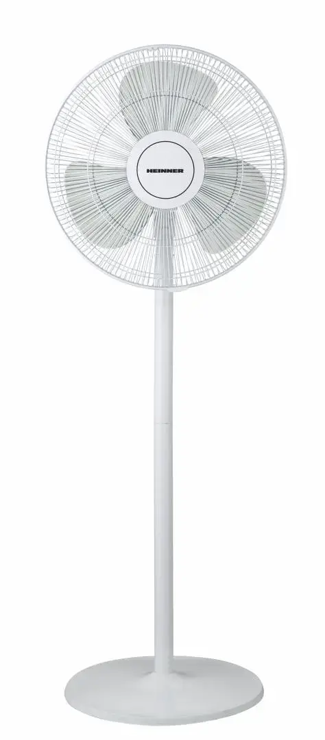Ventilator cu picior Heinner HSF-M50WH, 50 W, Oscilatie, H 130 cm (Alb)
