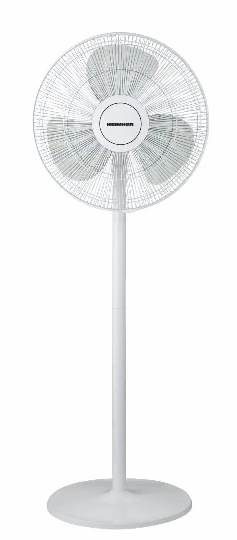 Ventilator cu picior Heinner HSF-M50WH, 50 W, Oscilatie, H 130 cm (Alb)