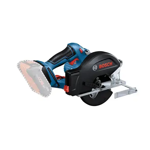 Fierastrau circular pe acumulator Bosch Professional GKM 18V-50, 18 V, 136 mm diametru panza, 4250 RPM, panza fierastrau, limitator paralel, fara acumulator/incacrator