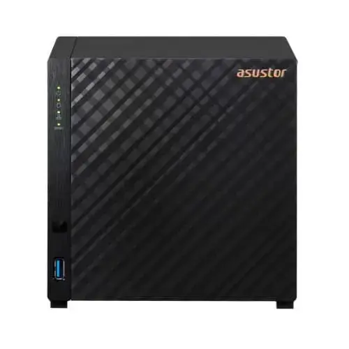 NAS Asustor AS1204T, 4x HDD/SSD, 1GB DDR4, 2.5GbE, 3x USB 3.2 (Negru)