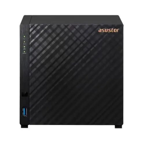 NAS Asustor AS1204T, 4x HDD/SSD, 1GB DDR4, 2.5GbE, 3x USB 3.2 (Negru)