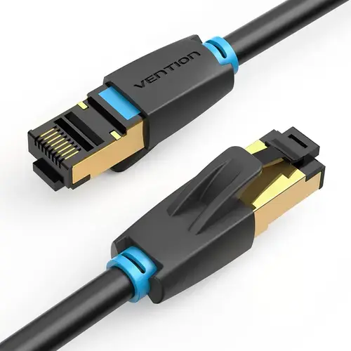 Cablu Internet LAN ,CAT 8 , SSTP cablu retea - 40 GB / s si 2000 MHz, 0.5 m, Vention