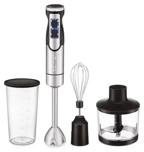 Blender Zelmer ZHB6000 Smart, 1500 W, 0.8 l, Recipient amestecare 0.5 l (Negru/Argintiu)