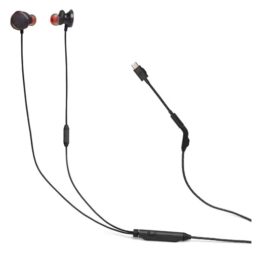 Casti gaming JBL Quantum 50C, USB-C/Jack 3.5mm, Microfon, Negru
