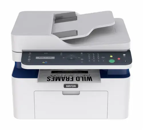Multifunctional Monocrom Xerox B115V_NI, Fax, A4, USB, Wireless, Retea, ADF, 20 ppm