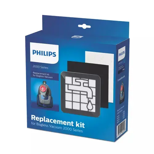 Kit de inlocuire PHILIPS PowerPro S2000 XV1220/01, Negru