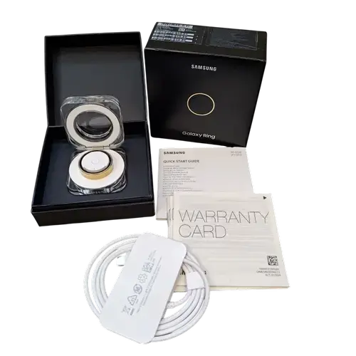 Smart Ring Samsung Galaxy Ring, Marimea 15, Bluetooth 5.4, ATM 10, IP68 (Auriu)
