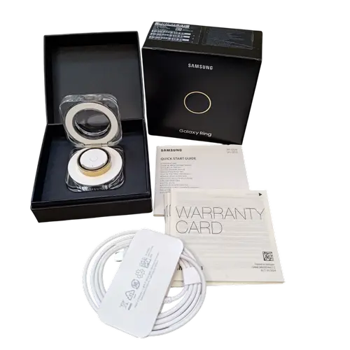 Smart Ring Samsung Galaxy Ring, Marimea 15, Bluetooth 5.4, ATM 10, IP68 (Auriu)