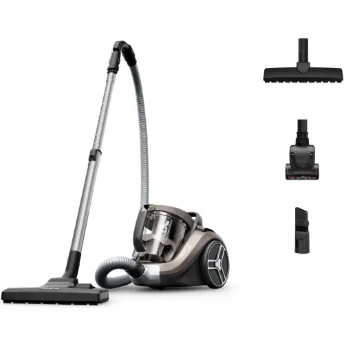 Aspirator fara sac Rowenta Compact Power XXL RO4B50EA, 900 W, recipient pentru praf 2.5 L, 3 niveluri de filtrare (Crem)